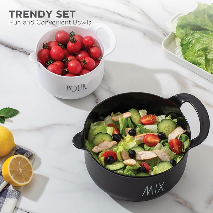 Rae Dunn Non-Slip Mixing Bowls - Image 4