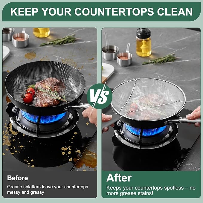 Splatter Screen for Frying Pan - Image 4