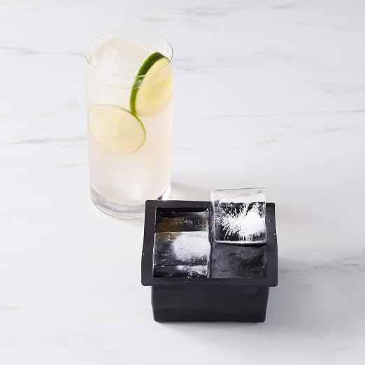 Amazon Basics Large Silicone Square Ice Cube Trays - Image 4