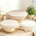 Reusable Bowl Covers for Bread Proofing- 3pc Beeswax Bowl Covers Reusable by XOHUYD