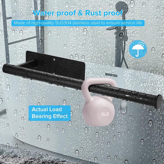 UREZORGEAR 2nd Gen Paper Towel Holder Under Cabinet No Drilling, Self Adhesive - Image 5