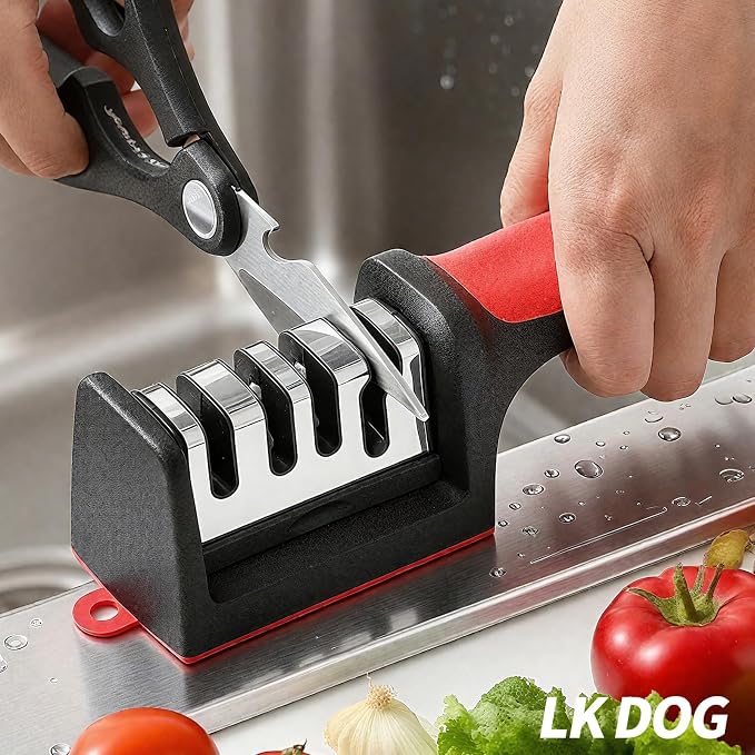 4-in-1 Kitchen Knife Sharpener, Scissor Sharpening - Image 4