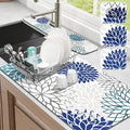 Findosom 2PCS 17" x 32" Dish Drying Mat & 24" x 5.5" Sink Splash Guard by Findosom