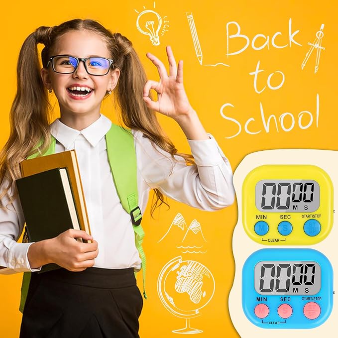 ZILLEEN Classroom Timer for Kids Teachers 2 Pack Digital Timers - Image 6