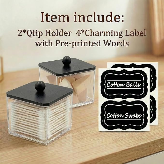 SheeChung Qtip Holder for Bathroom - Image 2