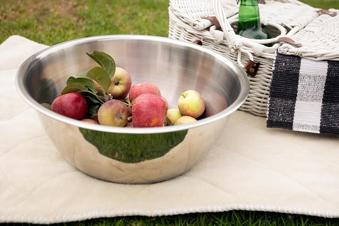 Fox Run Stainless Steel Mixing Bowl, and 10.75 Quarts - Image 3