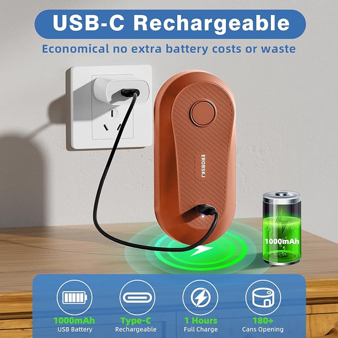 Auto Electric Can Opener, Rechargeable Can Openers - Image 2