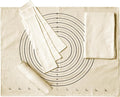 Tessco 6 Pieces Pastry Cloth and Rolling Pin Cover Set Includes 2 Pcs 25 x 20 by Tessco