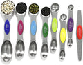 Magnetic Measuring Spoons Set Stainless Steel by BIDFUL