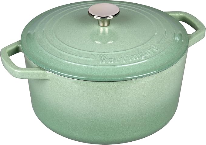 VORRINGARD Enameled Cast Iron Dutch Oven Pot - Image 8