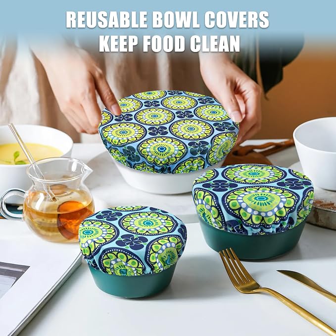 wegreeco Elastic Reusable Bowl Covers - Image 6