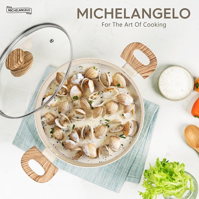 MICHELANGELO 6 Quart Stock Pot - Image 7