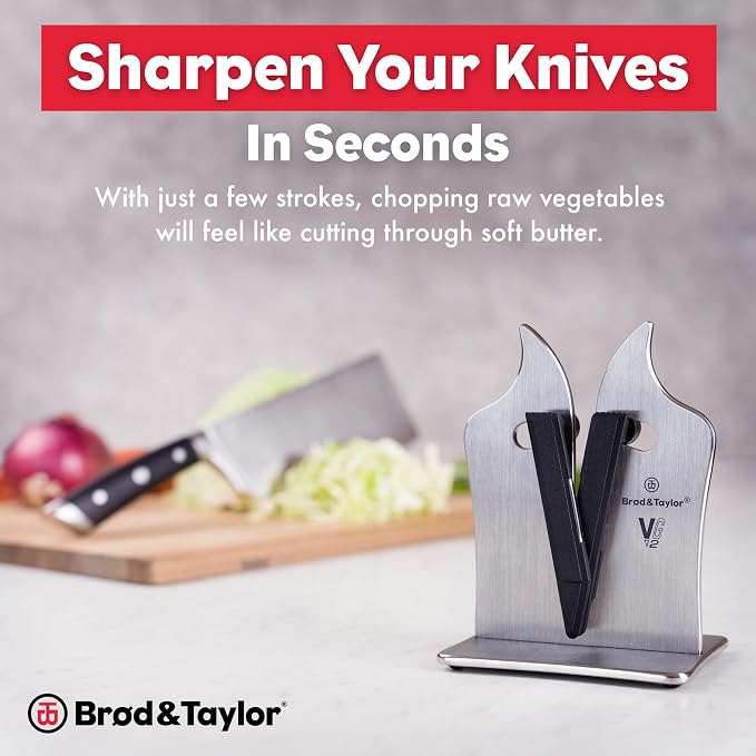 Brod & Taylor VG2 Professional Knife Sharpener | 3-Action Tungsten Carbide - Image 2