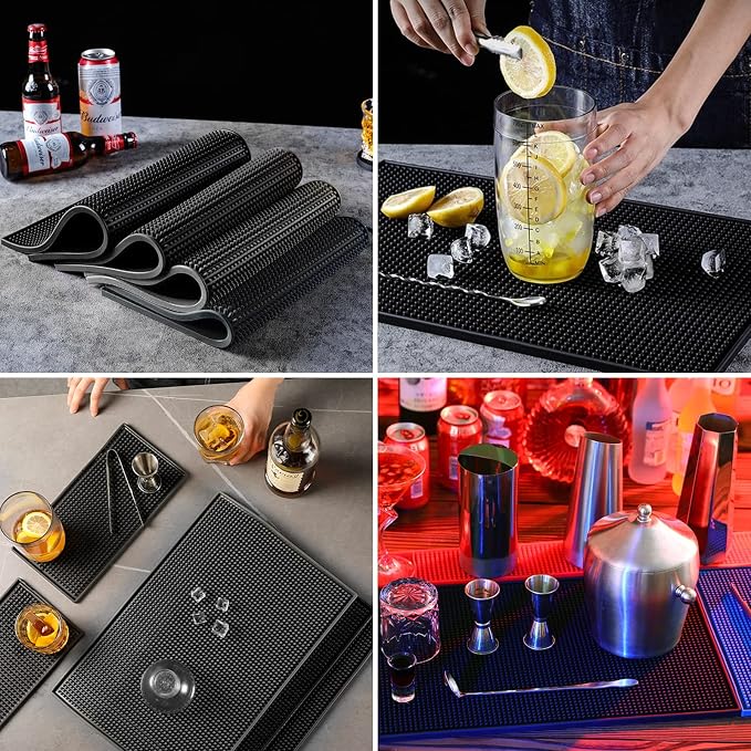 XieNie Bar Mat, Non-Slip Rubber Service Spill Mat - Image 7