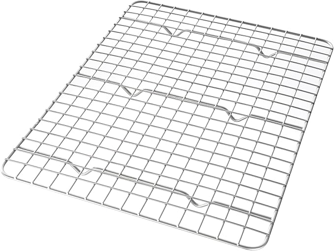 USA Pan Quarter Sheet Oven Safe Nonstick Baking and Cooling Rack by USAPan