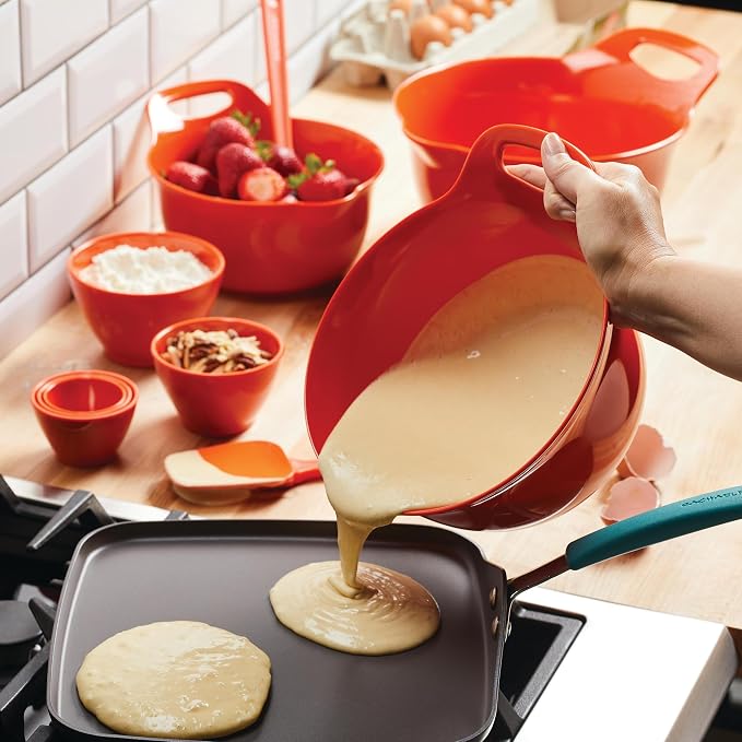 Rachael Ray Pantryware Mixing Bowl Measuring Cup and Utensil Set, 10 Piece - Image 10