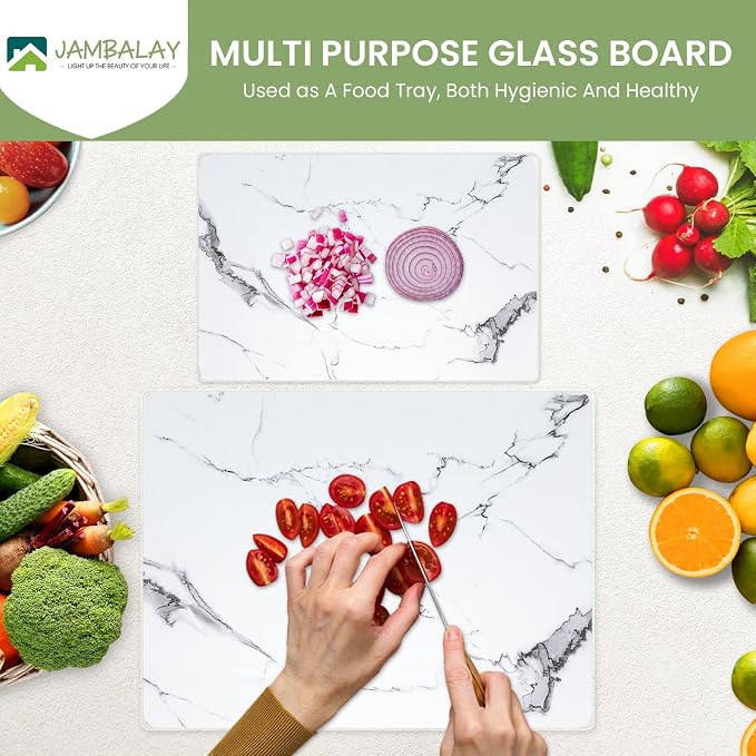 JAMBALAY Tempered Glass Cutting Boards - Image 3
