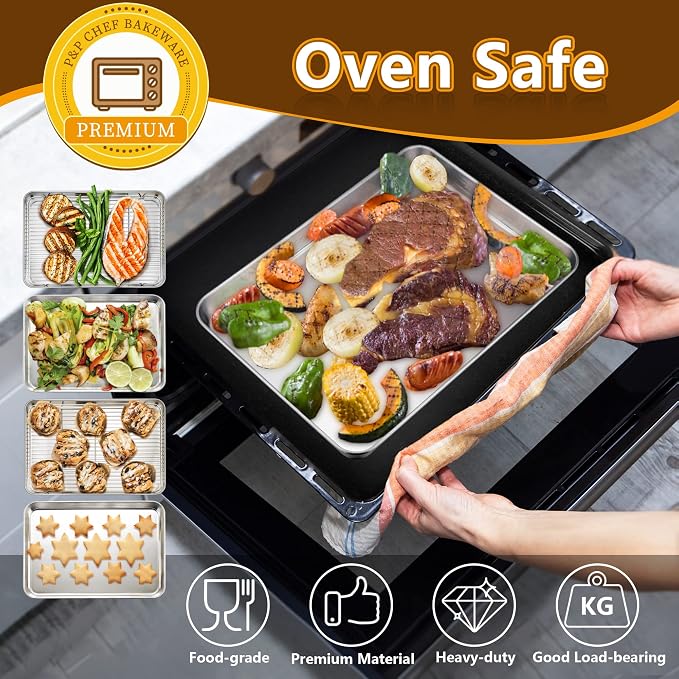 P&P CHEF 12.5 Inch Baking Sheet Pan - Image 6