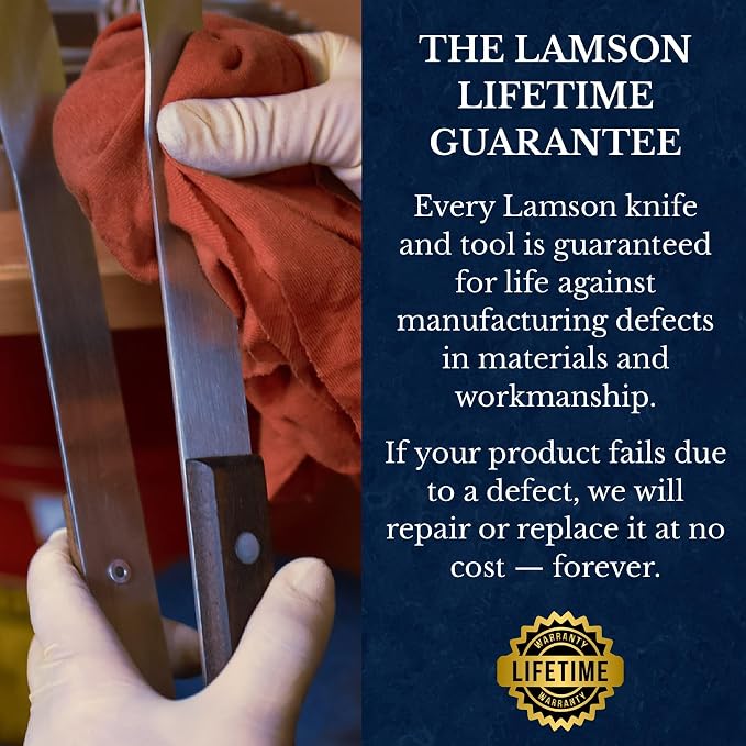 Lamson Premier BBQ Turner with Riveted Walnut Handle - Image 6