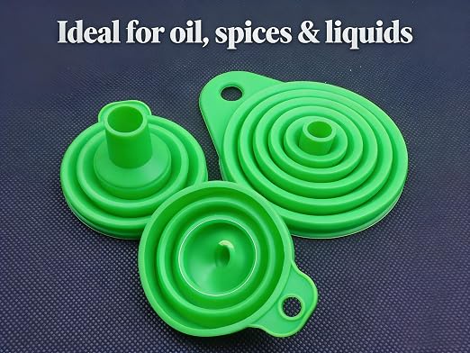 6pcs Kitchen Funnels for Filling Bottles, Small/Medium/Large Food Grade - Image 7