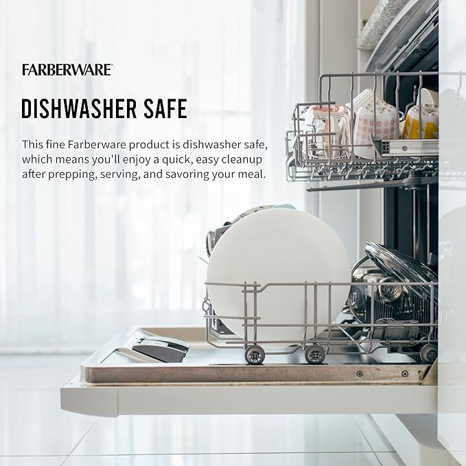 Farberware Large Cutting Board, Dishwasher- Safe Plastic Chopping Board - Image 6