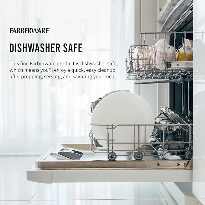 Farberware Extra-Large Plastic Cutting Board, Dishwasher- Safe Poly Chopping - Image 5