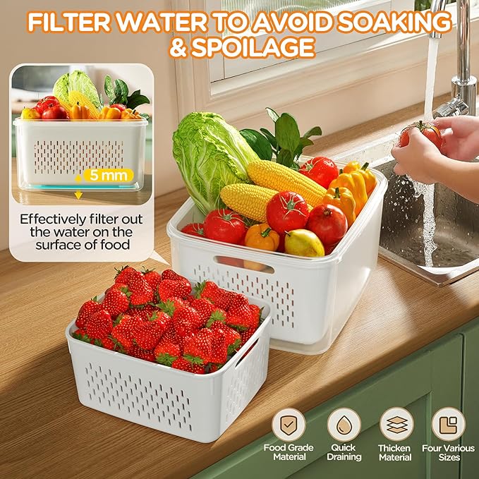 8-Pack Fruit Storage Containers - Image 3