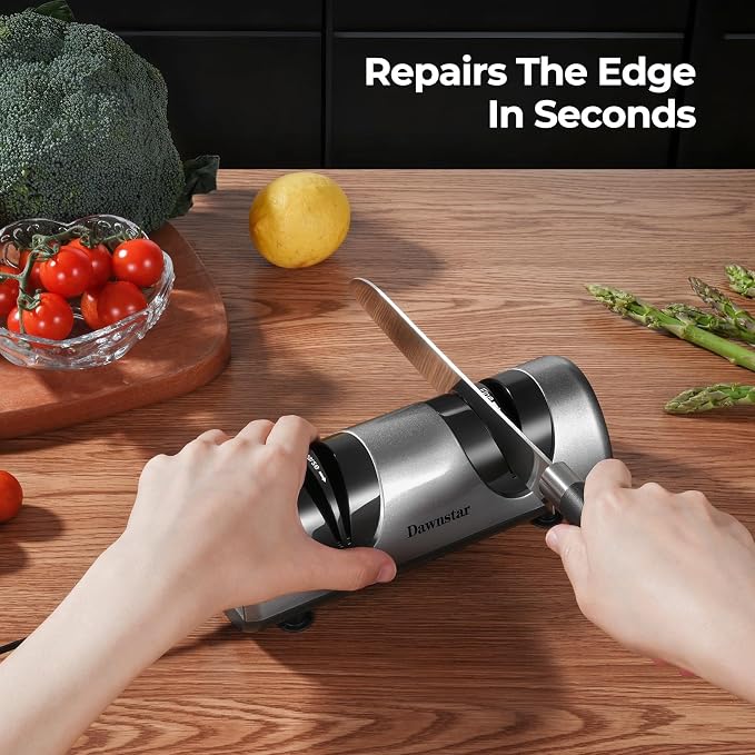 Electric Knife Sharpener, Professional Kitchen Knife Sharpener - Image 3