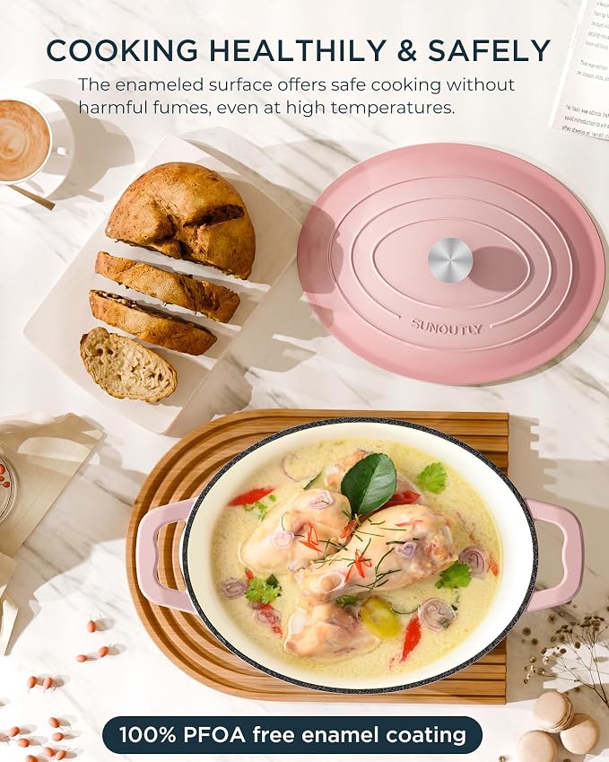 Enameled Cast Iron Dutch Oven - Image 3