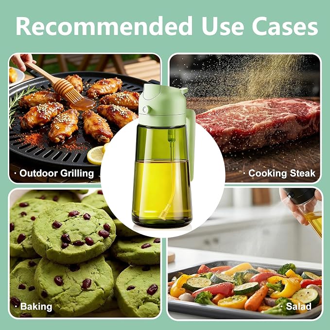 Olive Oil Sprayer & Dispenser Bottle - Image 8