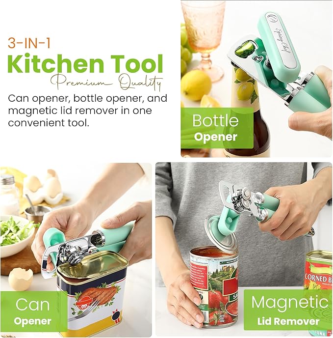 Spring Chef Stainless Steel Can Opener - Image 4