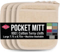RITZ Terry Pocket Mitt & Hot Pad: Unparalleled Heat Resistant, Durable 100% by Ritz+Foodservice