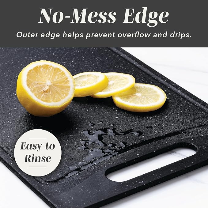 COOK WITH COLOR Non-Slip Cutting Board Set – Kitchen Essentials with Easy Grip - Image 4