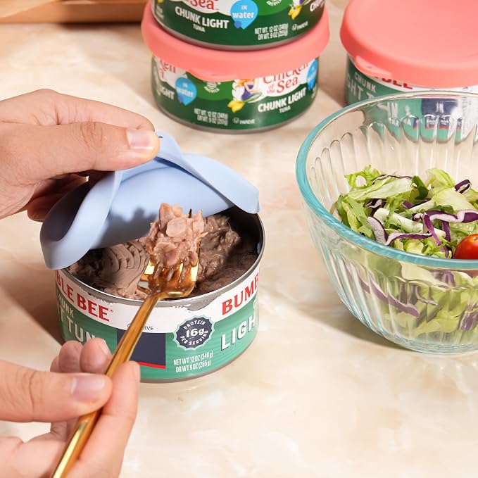 2PCs 4-inch/9.5cm Silicone Can Lids - Image 6