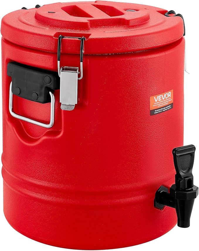 VEVOR Insulated Beverage Dispenser, 3 Gal/11.4L Thermal Hot and Cold Drink - Image 9