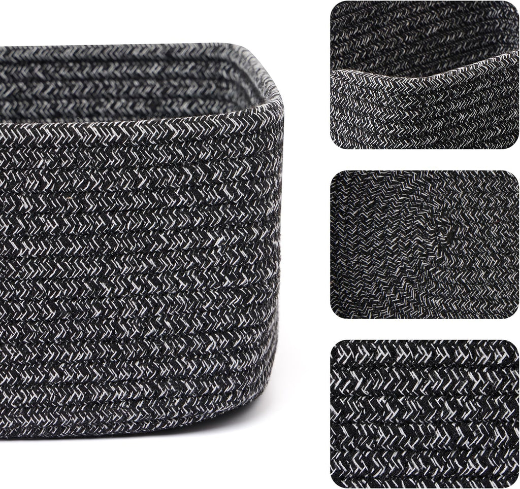 MiniArk Small Storage Baskets for Organizing | Closet Organizer Bins