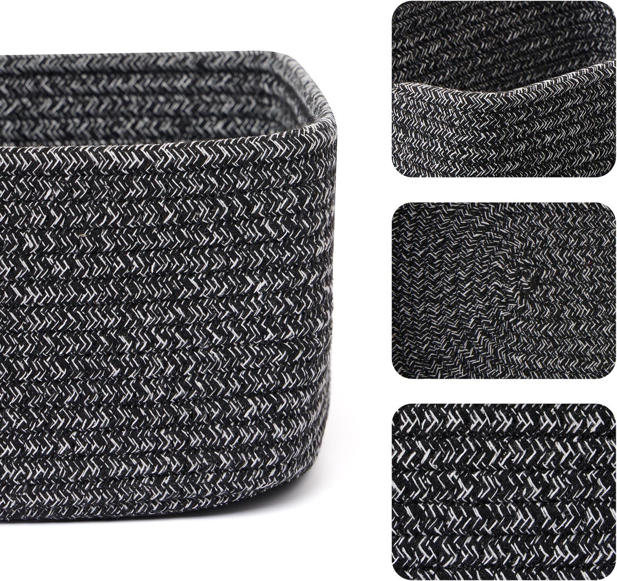 MiniArk Small Storage Baskets for Organizing | Closet Organizer Bins