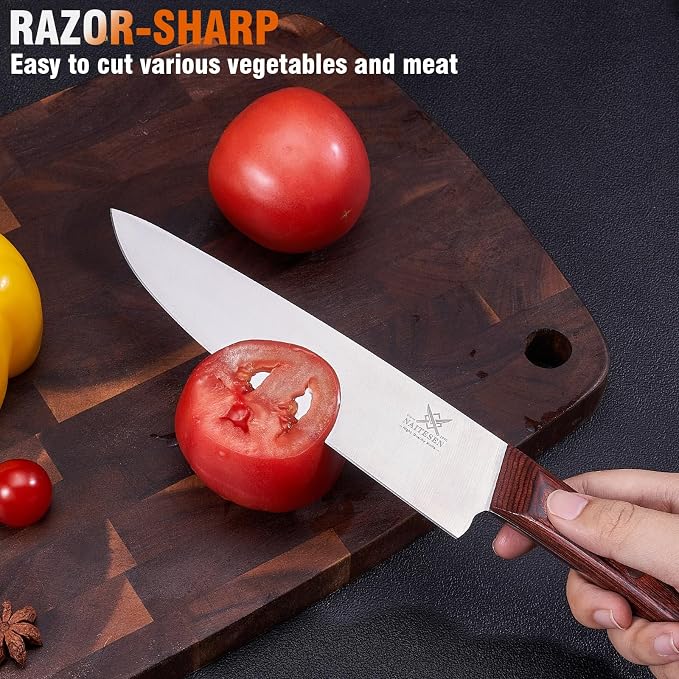 Naitesen 5PCS Professional Kitchen Chef Knife Set - Image 2