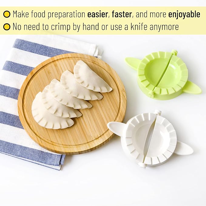 BTaT- Dough Press Set, 3 Pack, Pastry and Turnover Press, Hand Pie Maker - Image 8