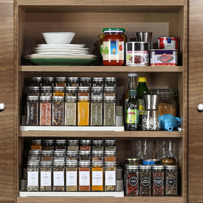 NETANY 24 Pcs Glass Spice Jars - Image 8
