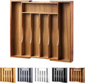 Expandable Acacia Kitchen Drawer Organizer by oridom