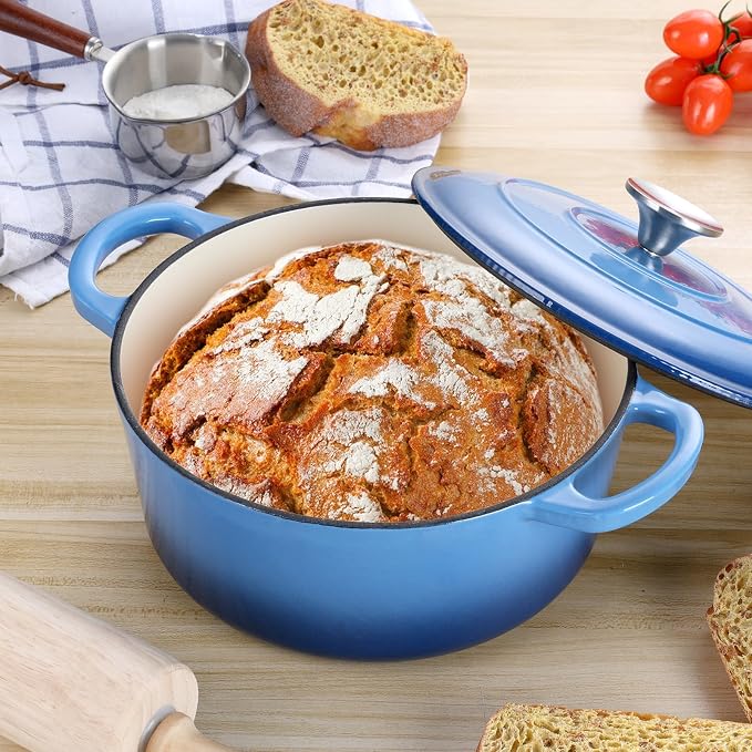 3 Qt Enameled Cast Iron Dutch Oven - Image 6
