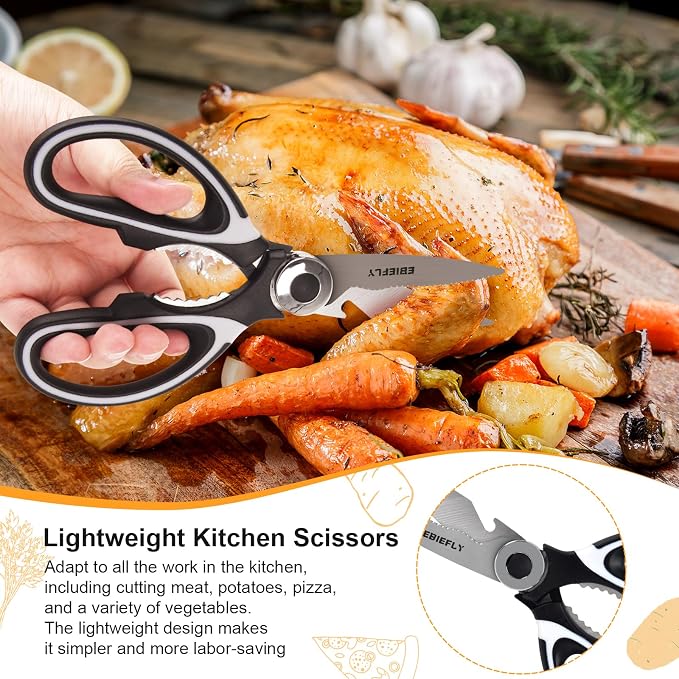 Kitchen Scissors Utility Chopping Scissor Professional Shears - Image 8