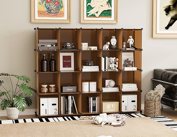 6-Cube Storage Organizer, Closet Organizer Storage Shelf Bookcase Bookshelf - Image 7