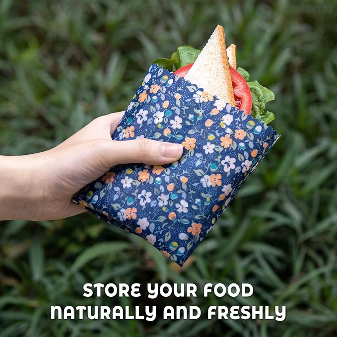 Akeeko Reusable Beeswax Food Wraps - Image 5
