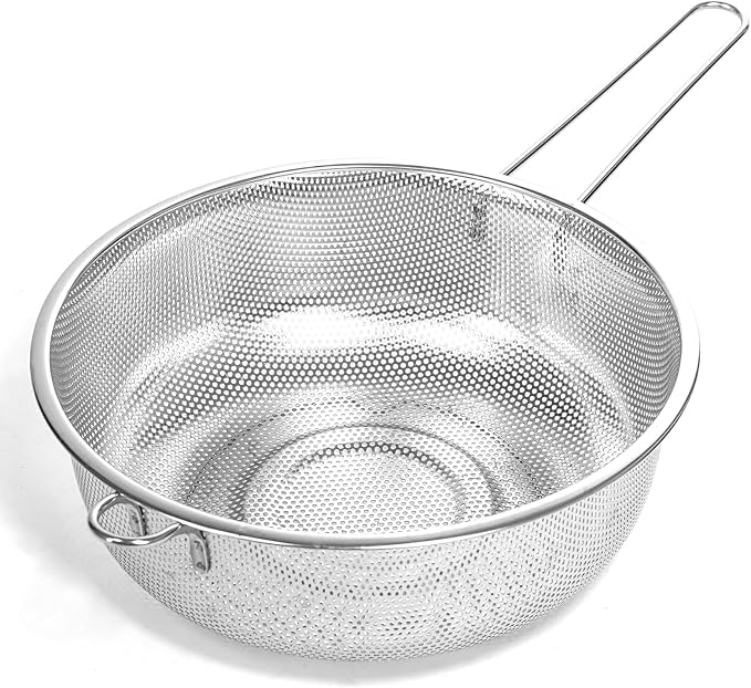 Metal Fine Mesh Strainer and Colander by Unknown