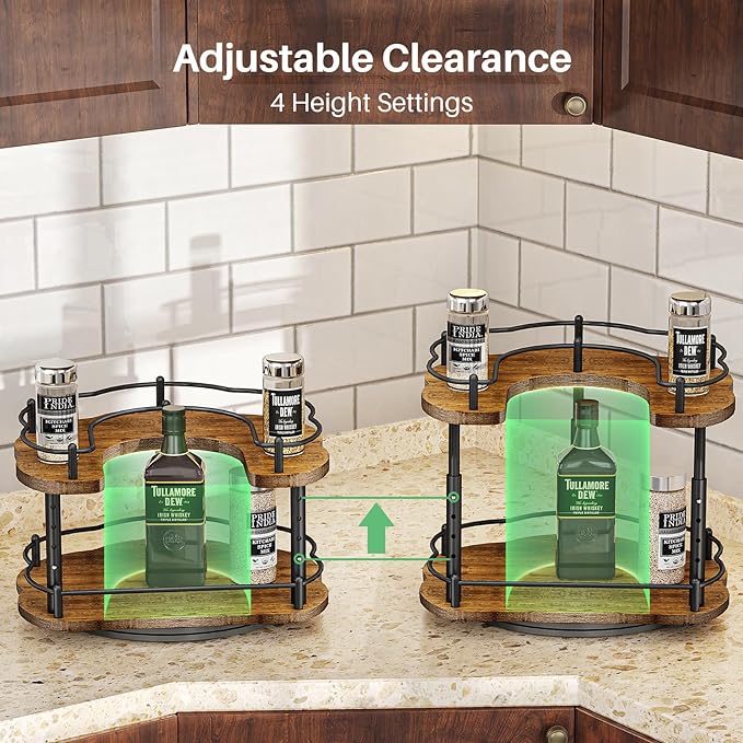 Lazy Susan Organizer Spice Rack - Image 5