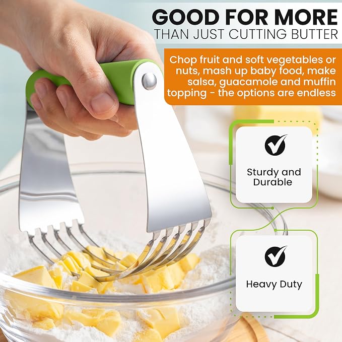 Spring Chef Large Green Dough Blender - Image 5