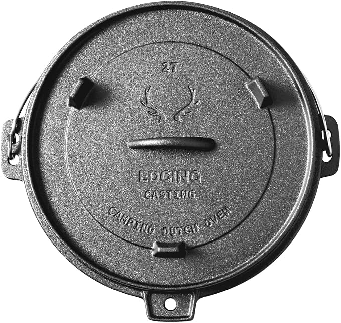 EDGING CASTING Pre-Seasoned Cast Iron Dutch Oven - Image 5