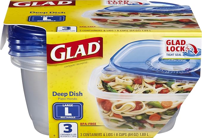 Glad GladWare Deep Dish Food Storage Containers - Image 2
